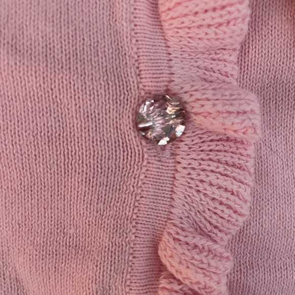 Rachel Riley Pink Ruffle Kids Top - Picture 3 of 4